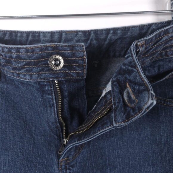 Harley Davidson Semi‎ Flare Straight Mid Rise Jeans Size 8 Long - Picture 5 of 14